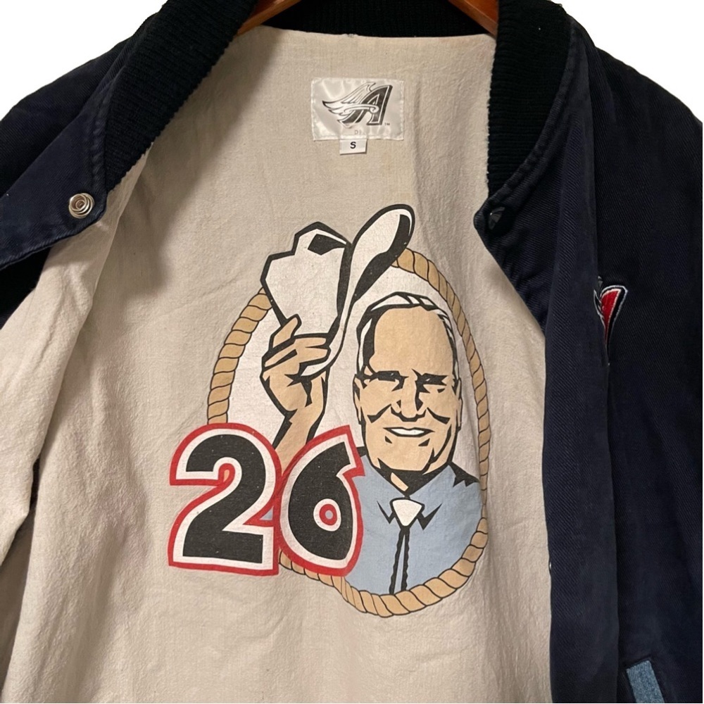 Vintage Rare Gene Autry Angels Bomber Jacket Men's Small - Picture 2 of 5